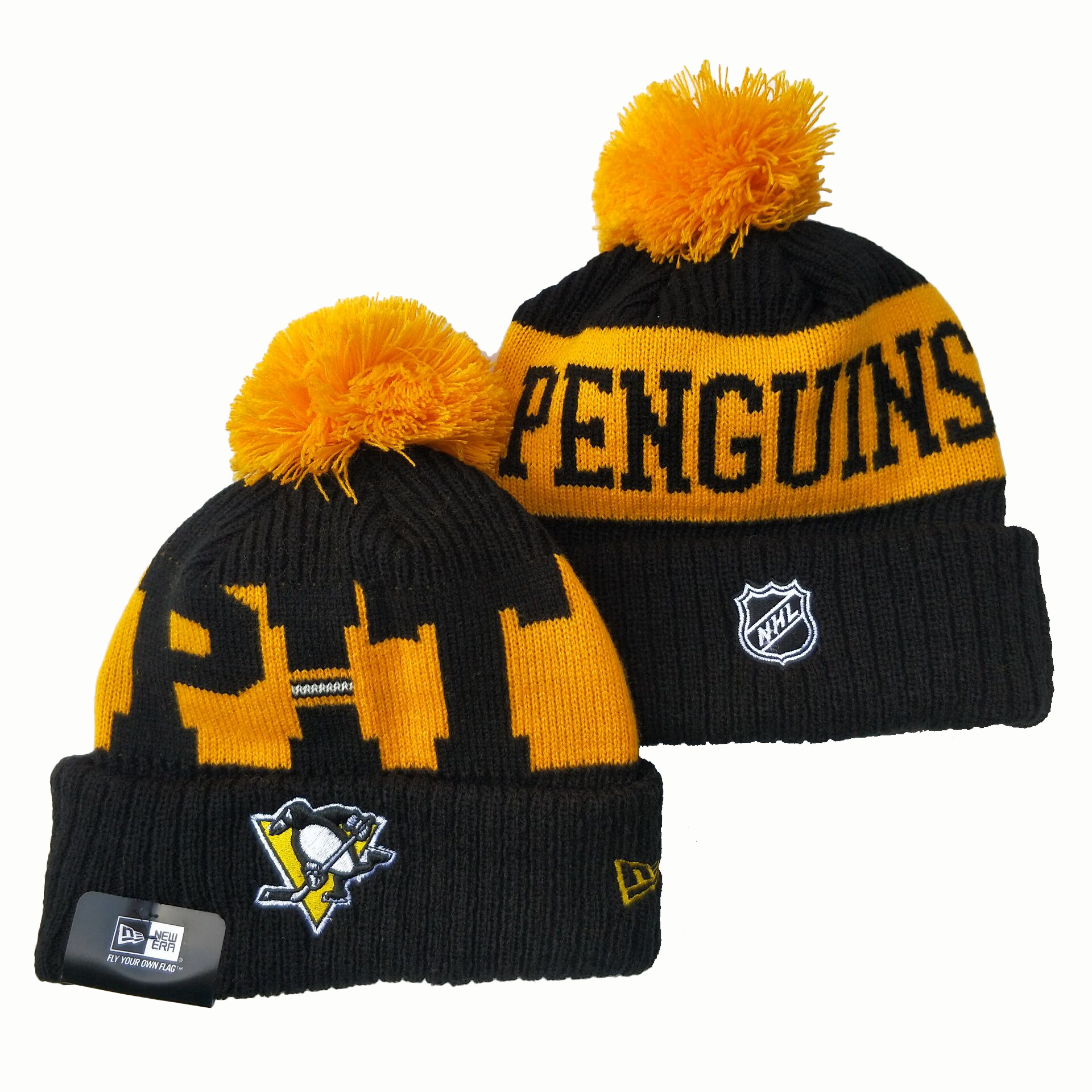 Pittsburgh Penguins Knit Hats 007